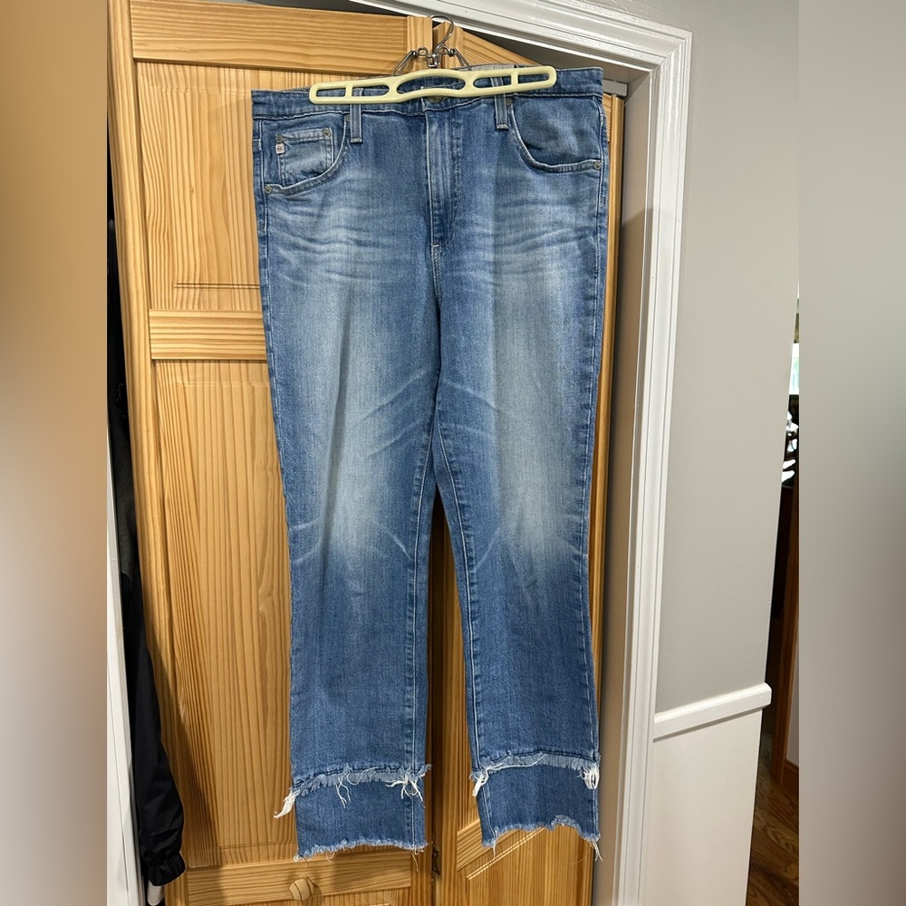 Ag Adriano Goldschmied cropped jeans